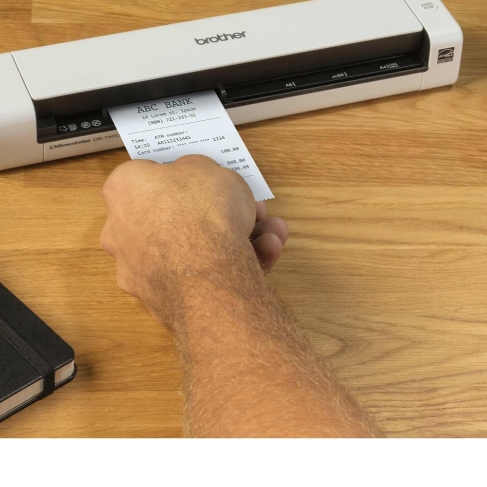 Brother Mobile Duplex Scanner in White and Blue - Picture 10 of 11